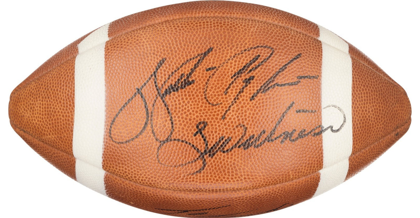 Walter Payton Sweetness Signed Vintage Wilson Football PSA DNA & Beckett COA