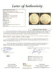 1944 St. Louis Cardinals World Series Champs Team Signed Baseball With JSA COA