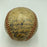1953 New York Yankees World Series Champs Team Signed Baseball Mickey Mantle JSA