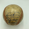 1953 New York Yankees World Series Champs Team Signed Baseball Mickey Mantle JSA