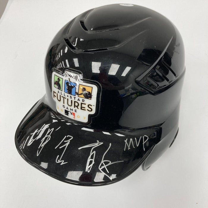 Chin-Lung Hu 2007 All Star Game Futures Game MVP Signed Helmet  MLB Authentic