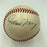 Stunning 1950's Mickey Mantle Ted Williams Willie Mays Signed Baseball Beckett