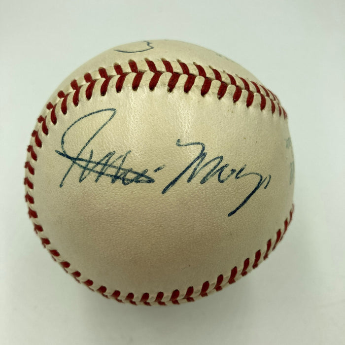 Stunning 1950's Mickey Mantle Ted Williams Willie Mays Signed Baseball Beckett