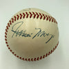 Stunning 1950's Mickey Mantle Ted Williams Willie Mays Signed Baseball Beckett