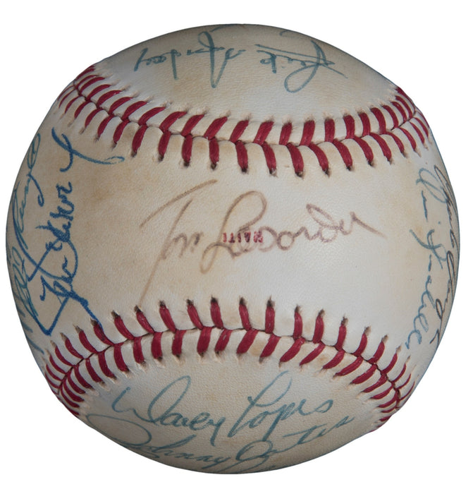 1978 Los Angeles Dodgers NL Champs Team Signed World Series Baseball JSA COA