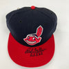 Bob Feller HOF 1962  Signed Cleveland Indians Baseball Hat Cap JSA COA