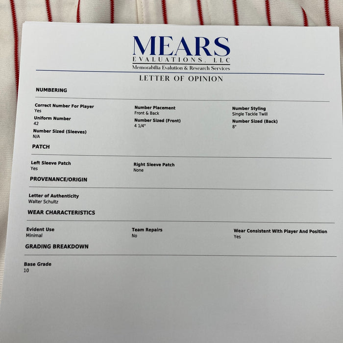 Kevin Gross 1984 Game Used Philadelphia Phillies Jersey MEARS A10 The Finest