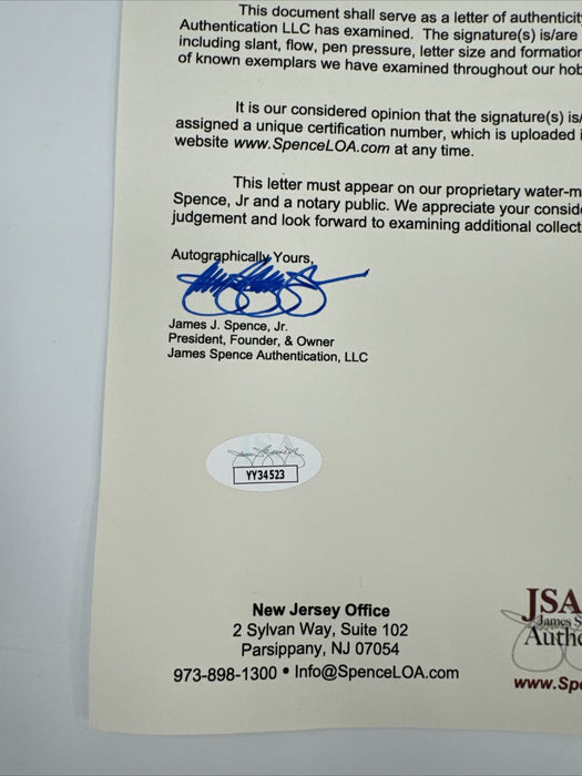 Michael Jordan Signed Rawlings 1980's Baseball Glove Auto JSA COA