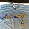 Paul Molitor Hall Of Fame 2004 Signed 1982 Milwaukee Brewers Jersey JSA COA