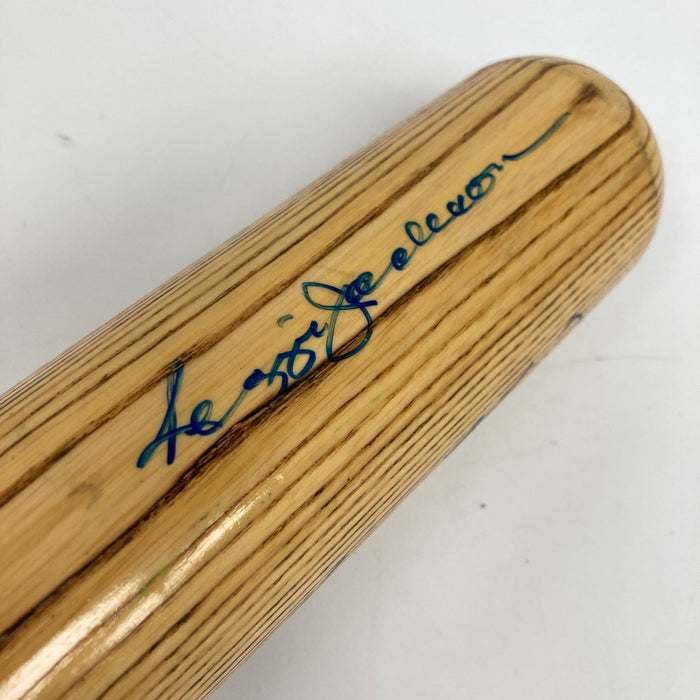 Willie Mays Hank Aaron 500 Home Run Club Signed Rawlings Baseball Bat JSA COA