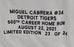 Miguel Cabrera Signed Detroit Tigers Signed STAT Jersey PSA DNA COA