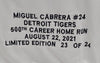Miguel Cabrera Signed Detroit Tigers Signed STAT Jersey PSA DNA COA