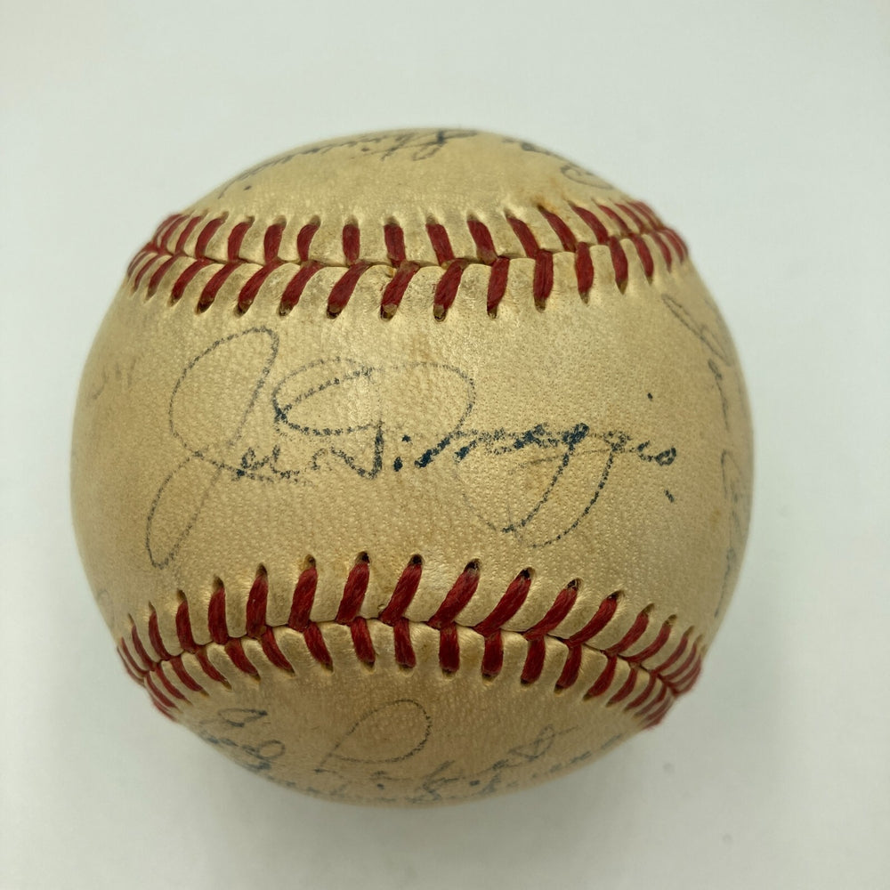 1950 New York Yankees World Series Champs Team Signed AL Baseball JSA COA