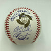Derek Jeter Chipper Jones 2009 WBC Team USA Team Signed Baseball Beckett COA