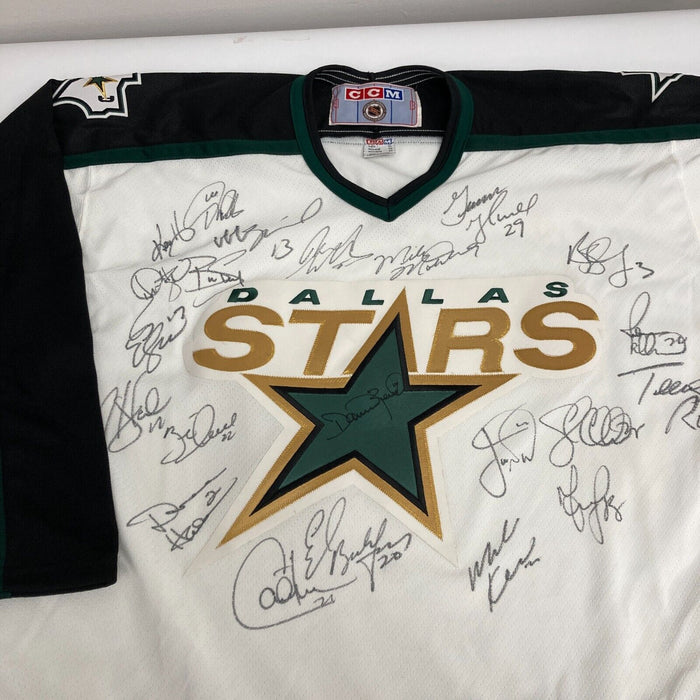 1999 Dallas Stars NHL Stanley Cup Champs Team Signed Jersey With JSA COA