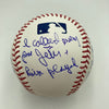 John Sterling Signed Heavily Inscribed STAT Baseball JSA COA RARE!