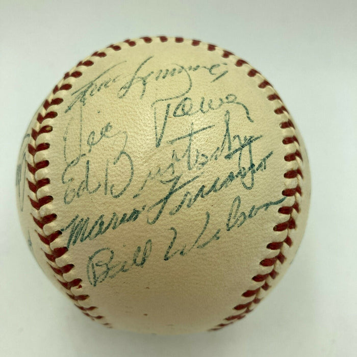 1954 Philadelphia A's Athletics Team Signed American League Baseball JSA COA