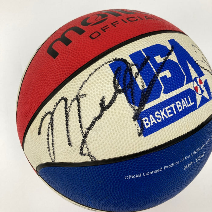 1992 Dream Team Olympics Team USA Signed Basketball Michael Jordan 12 Sigs JSA