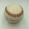 Joe Dimaggio Signed Vintage American League Joe Cronin Baseball JSA COA