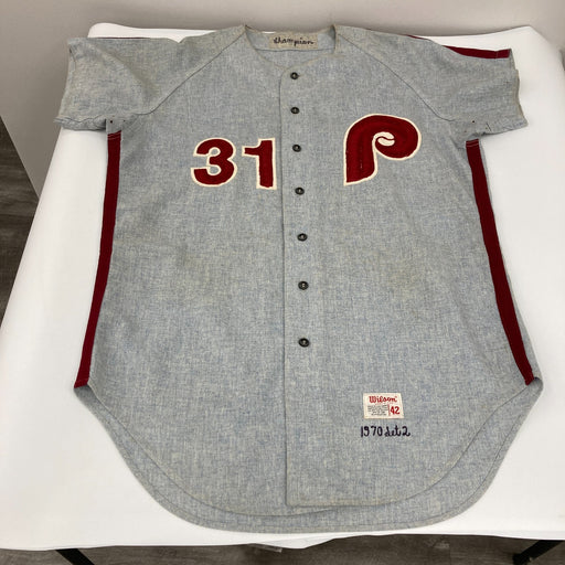 Billy Champion 1970 Game Used Philadelphia Phillies Jersey MEARS A10 The Finest