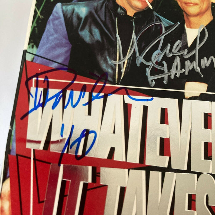 Fred Williamson & Don Wilson Signed Whatever It Takes VHS Movie JSA COA