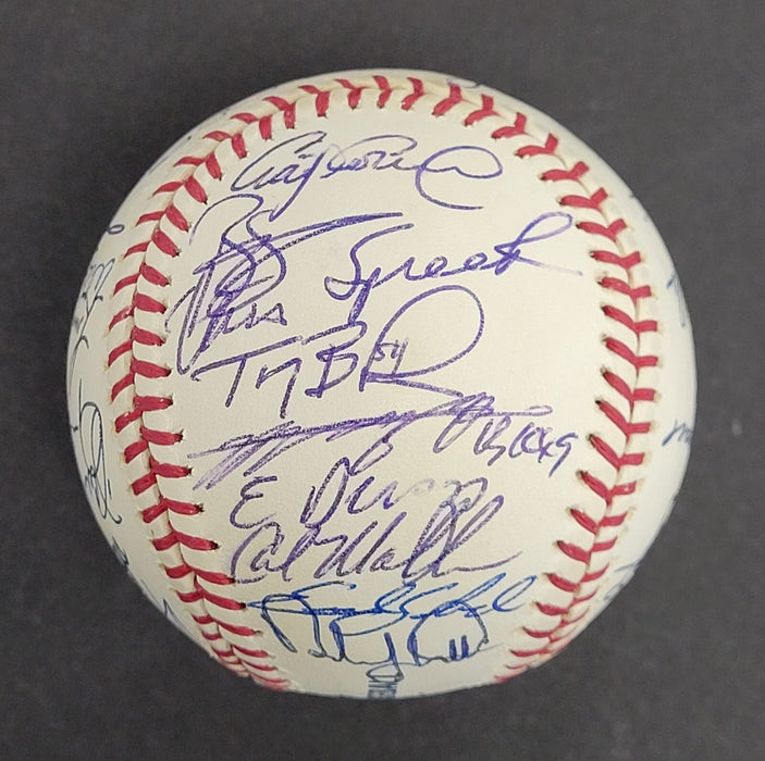 2001 Arizona Diamondbacks World Series Champs Team Signed Baseball Beckett COA