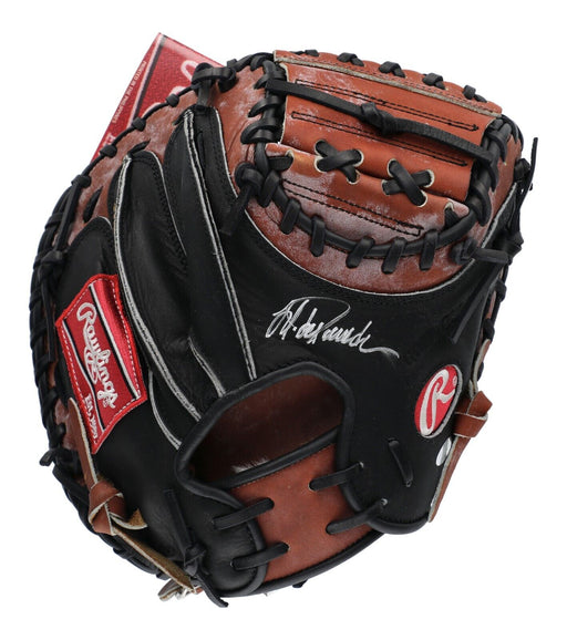 Jorge Posada Signed Rawlings Heart of The Hide Game Model Catcher's Mitt Steiner