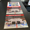 1990-91 New York Rangers Team Signed Photo Brian Leetch Mike Richter