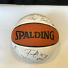 Jayson Tatum Pre Rookie 2016 Spalding Hoop Classic Game Signed Basketball JSA