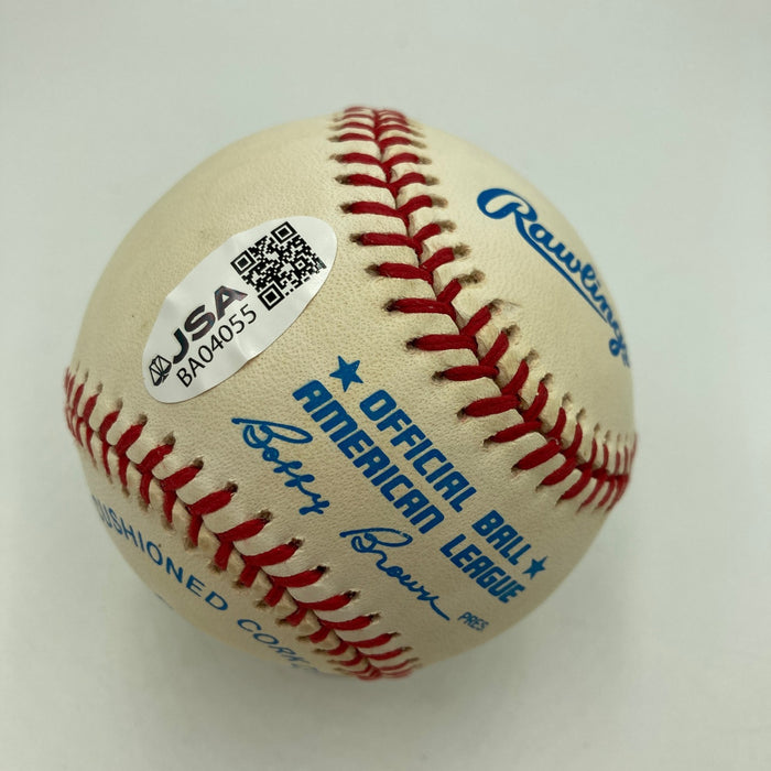 Beautiful Sandy Koufax & Nolan Ryan Signed American League Baseball JSA COA