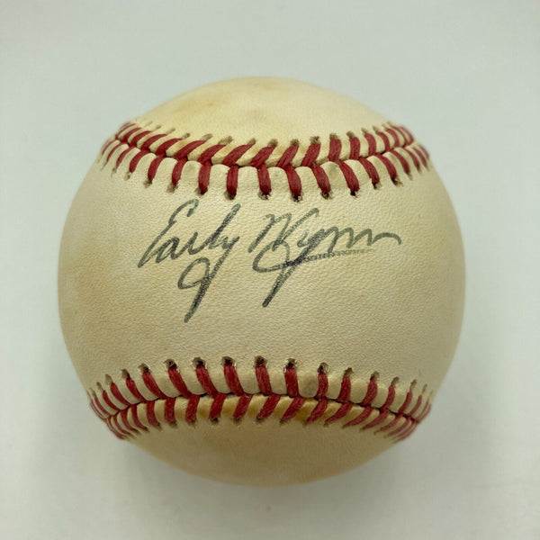 Early Wynn Signed Official American League Baseball JSA COA