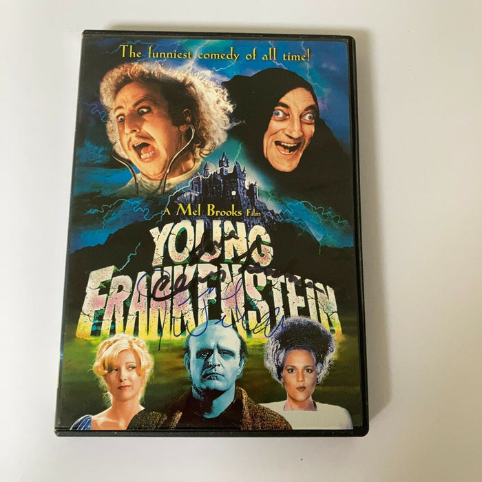 Gene Wilder & Cloris Leachman Signed Young Frankenstein  DVD Movie JSA COA