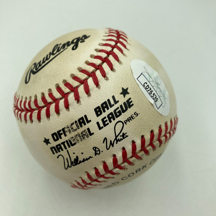 Doug Harvey Umpire Signed National League Baseball JSA COA