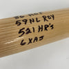 Willie Mccovey Signed Heavily Inscribed STAT Baseball Bat MLB & Fanatics Holo