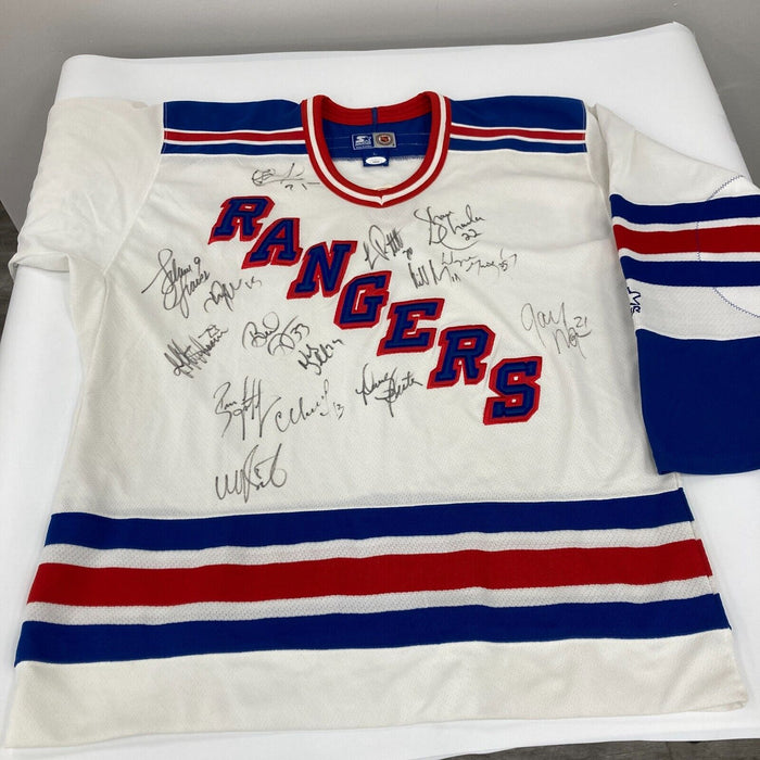 Wayne Gretzky  1996-1997 New York Rangers Team-Signed Jersey JSA COA