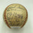 1954 Ernie Banks Rookie Chicago Cubs Team Signed National League Baseball JSA