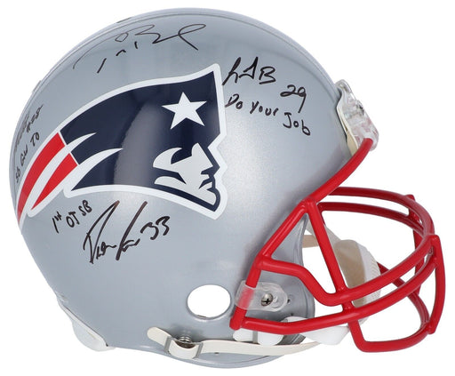 Tom Brady 2016 New England Patriots Super Bowl Champ Team Signed Helmet Fanatics