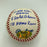 Bill Mazeroski Signed Heavily Inscribed Career STAT Baseball Reggie Jackson COA
