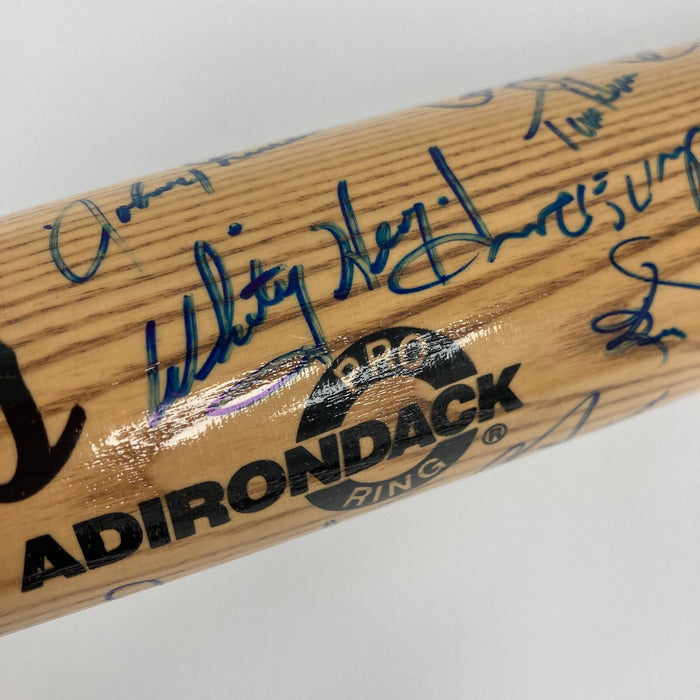 1987 St. Louis Cardinals NL Champs Team Signed World Series Game Issued Bat JSA