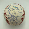 1977 Yankees World Series Champs Team Signed Baseball JSA COA