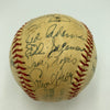 1975 Los Angeles Dodgers Team Signed Baseball Walt Alston Tommy Lasorda JSA COA