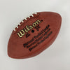 2001 New England Patriots Team Signed Football Tom Brady First Super Bowl BAS