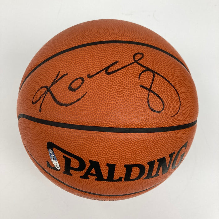 Kobe Bryant Signed Spalding Official Game Basketball Upper Deck JSA 9 MINT & UDA