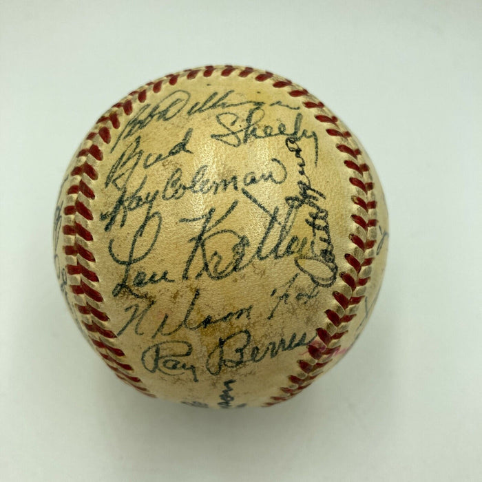 1951 Chicago White Sox Team Signed Autographed Baseball With Nellie Fox