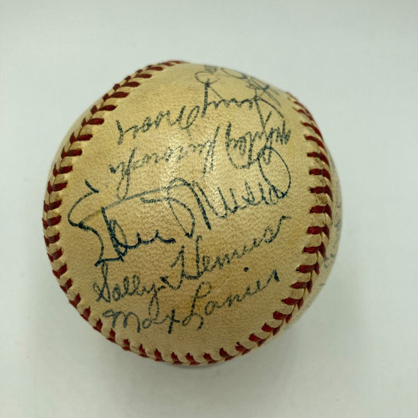 1949 St. Louis Cardinals Team Signed National League Baseball Stan Musial JSA