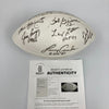 1972 Miami Dolphins Super Bowl Champs Team Signed Football Beckett COA