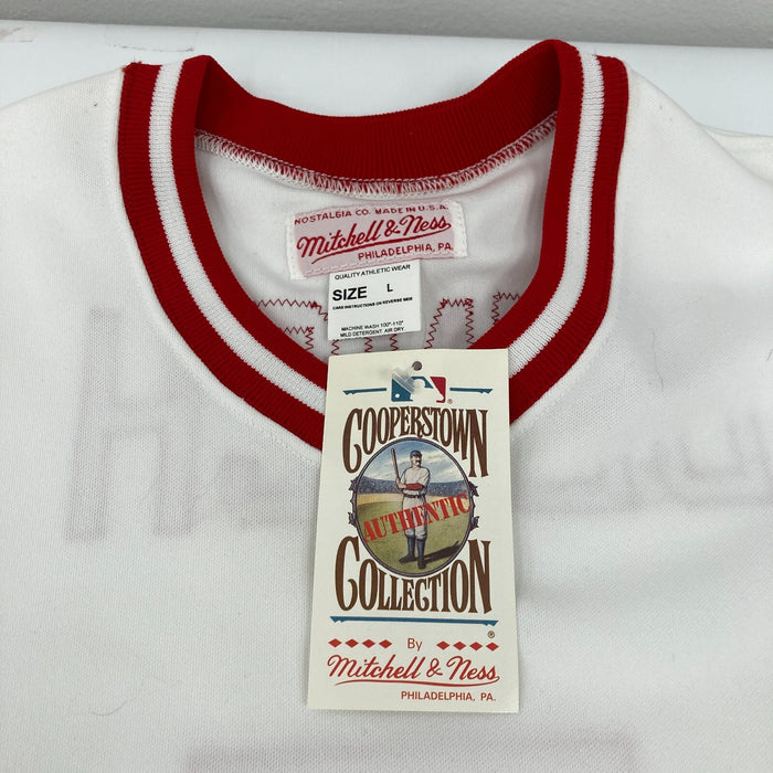 Johnny Bench 1976 WS MVP Signed Mitchell & Ness Cincinnati Reds Jersey JSA COA