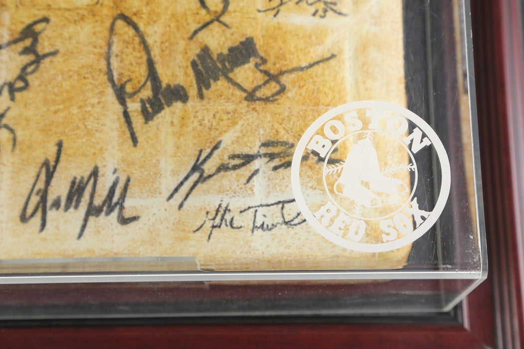 Historic 2004 Boston Red Sox Champs Team Signed Game Used World Series Base PSA