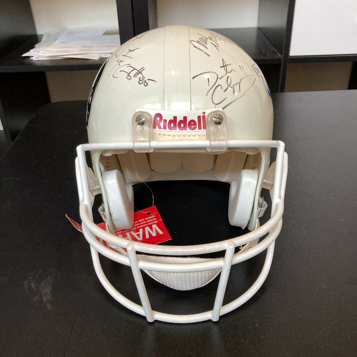 Peyton Manning & Junior Seau Multi Signed JB Awards Full Size Helmet JSA COA