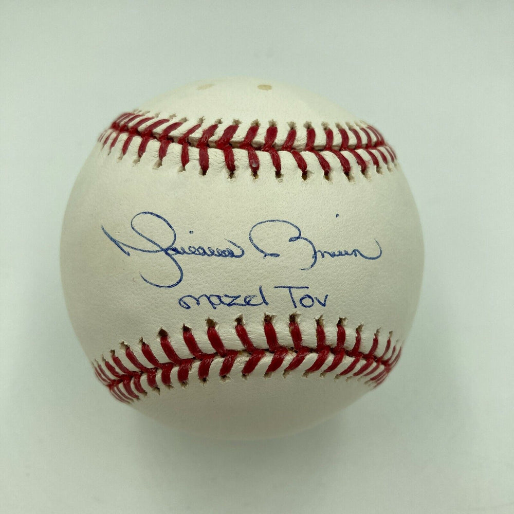 Mariano Rivera "Mazal Tov" Signed Inscribed Baseball Steiner & MLB Authentic